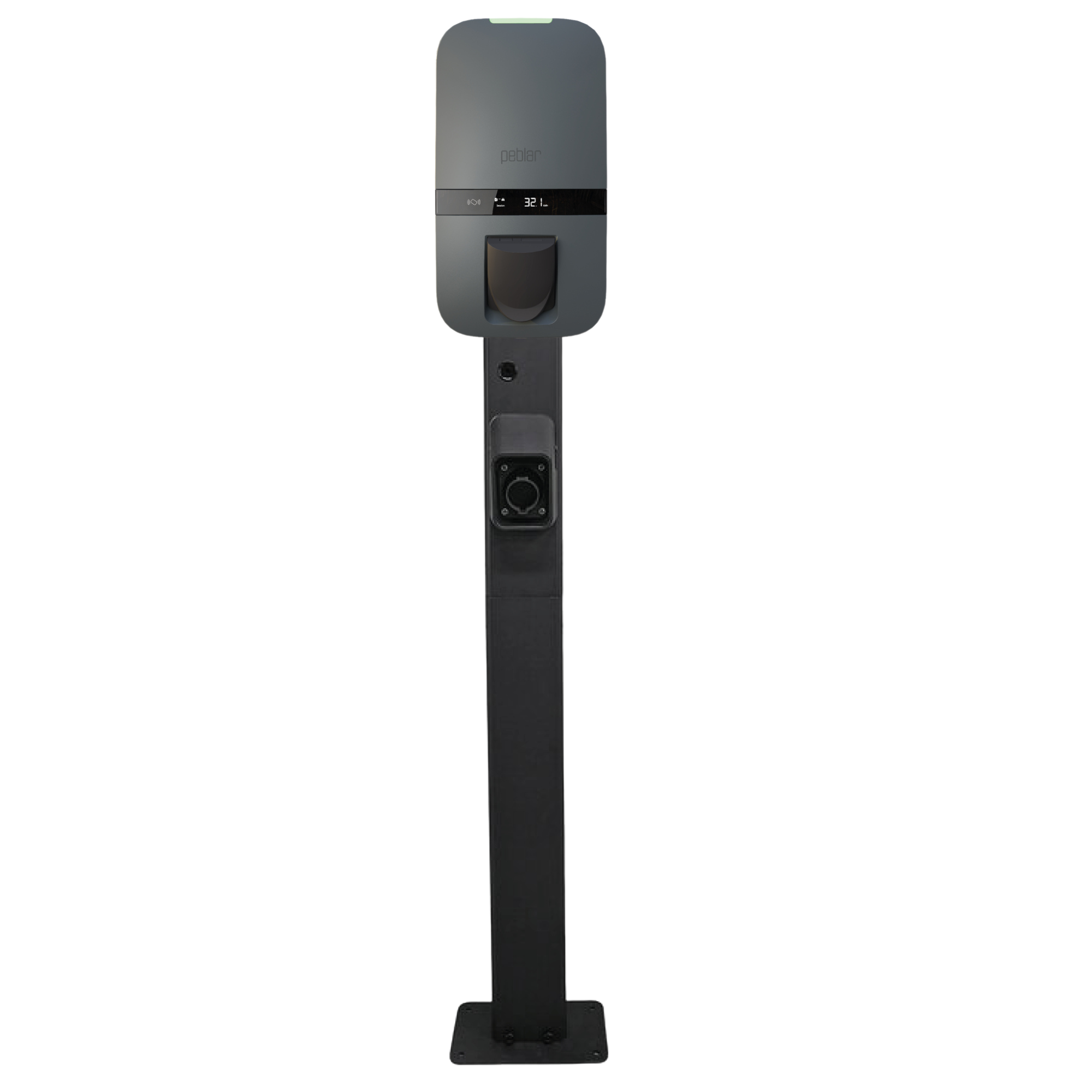Poteau borne de recharge pour Peblar