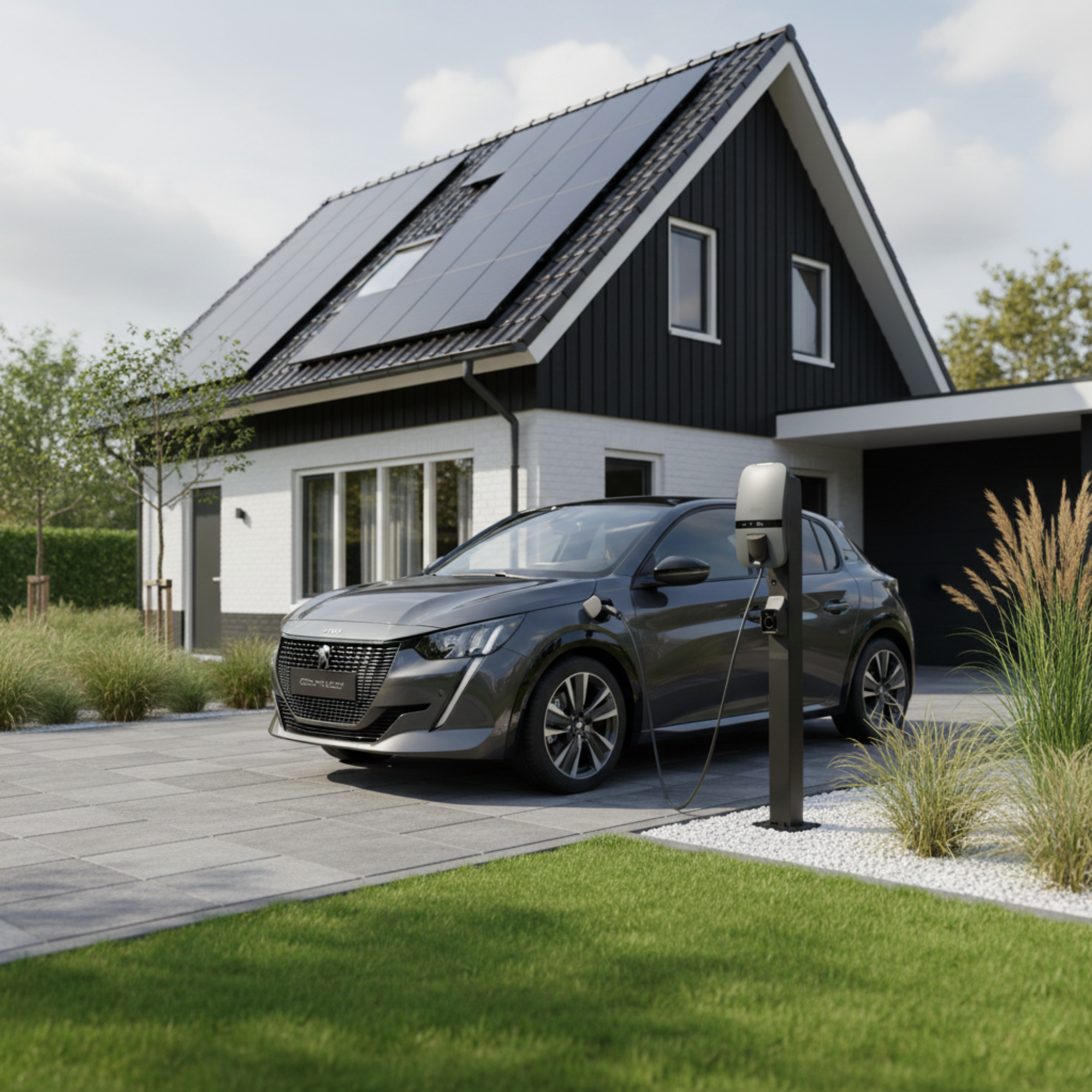 EV Charger pedestal for Peblar