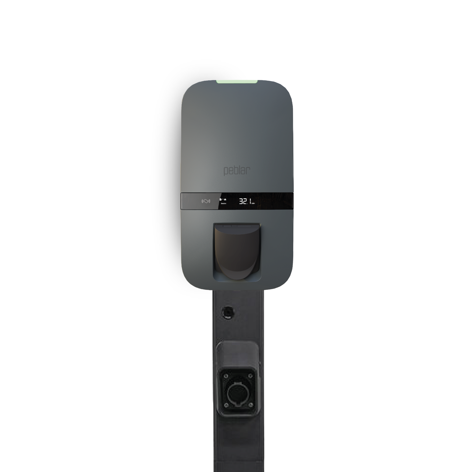 Poteau borne de recharge pour Peblar