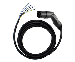 Besen Besen 5 Meter Ladekabel Typ 2 offenes Ende - 11 kW - Auslauf
