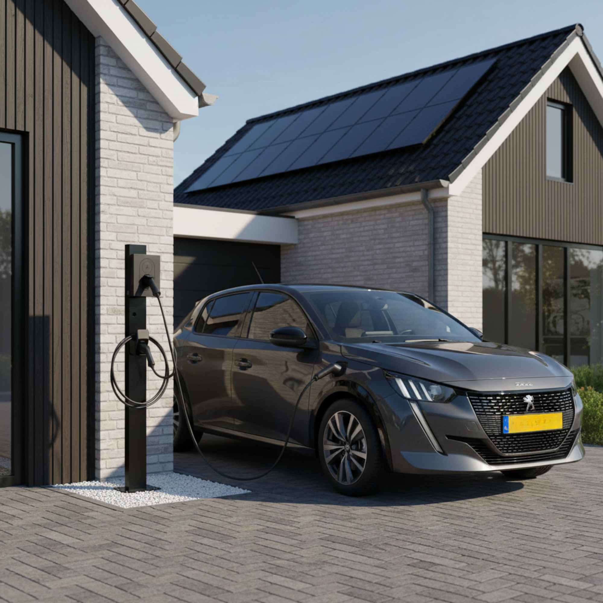 Zaptec Poteau de Zaptec Go pour borne de recharge