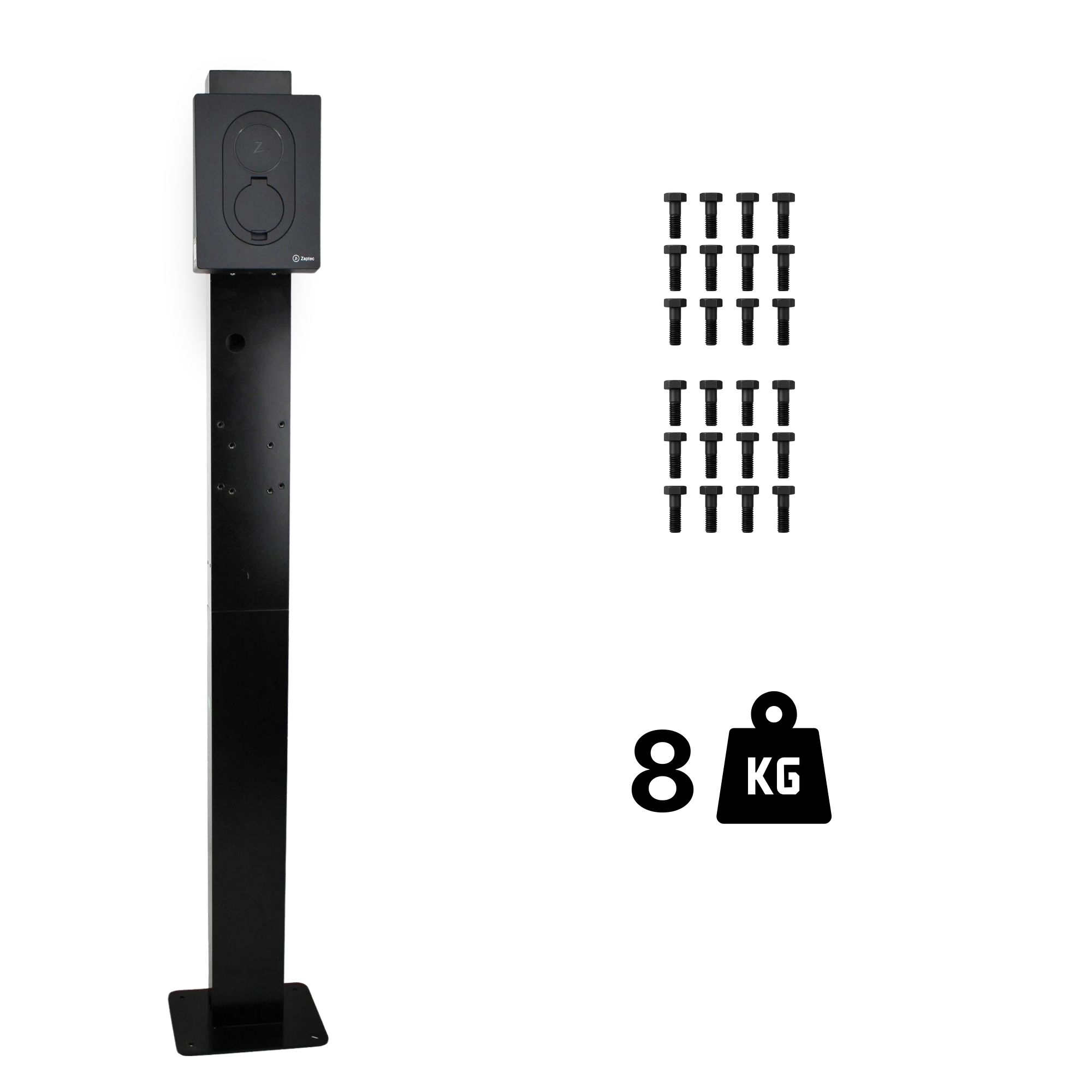 Zaptec Montagepaal voor Zaptec Go 2 wallbox