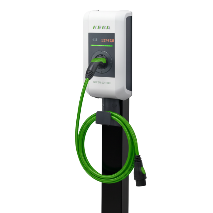 KEBA Keba P30 X-series - 3 fase - 22 kW - 6 meter laadkabel type 2 - laadpaal (Eichrecht)