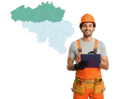 Laadpaal installatie in Vlaams België