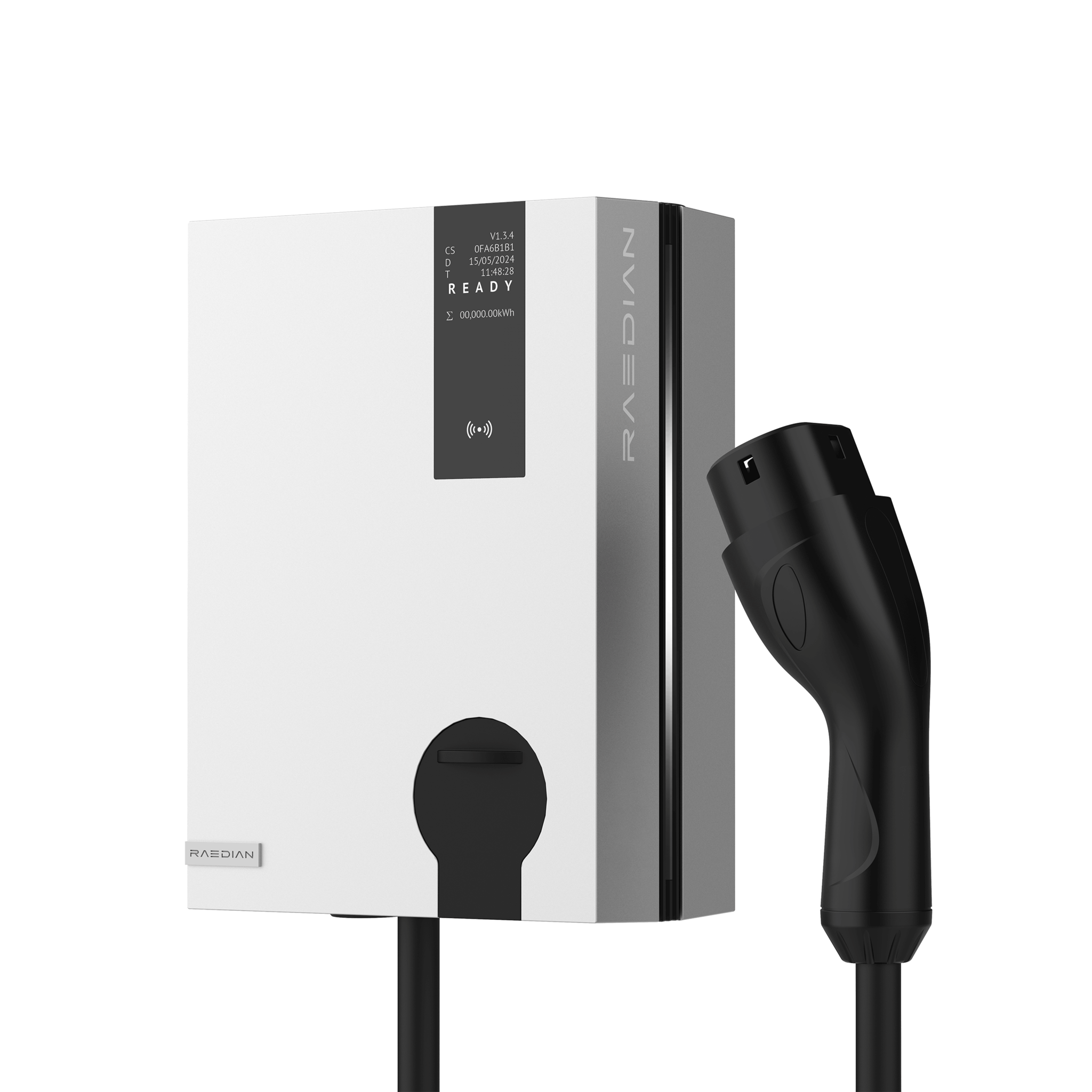Raedian Raedian NEO inclusief basisinstallatie - 22 kW - Type 2 - 3 Fasen laadpaal met MID meter