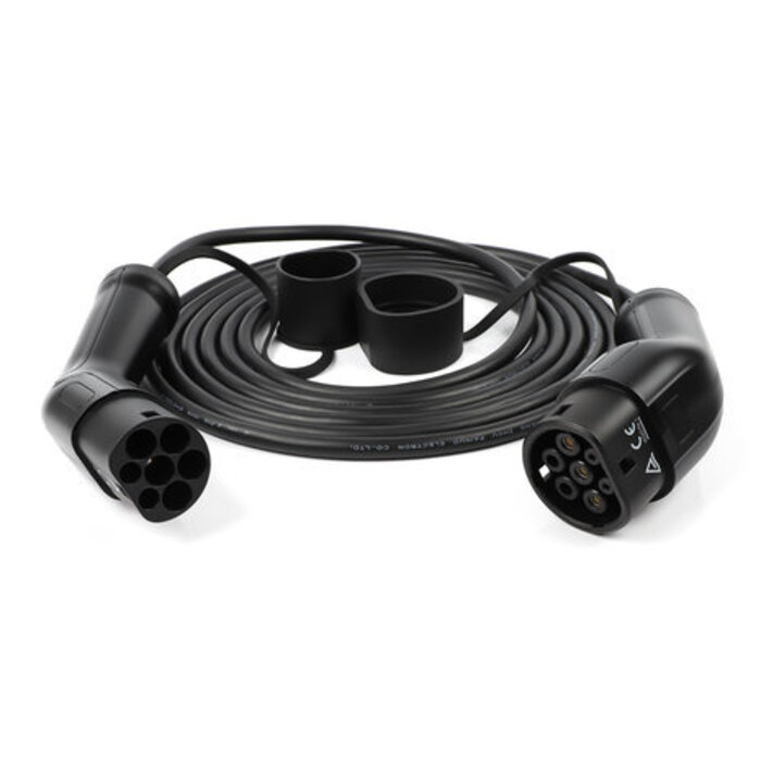 LDY Loady type 2 pour type 2 - 22 kW - triphasé 32A - câble de recharge - 15 mètres - prise de courant