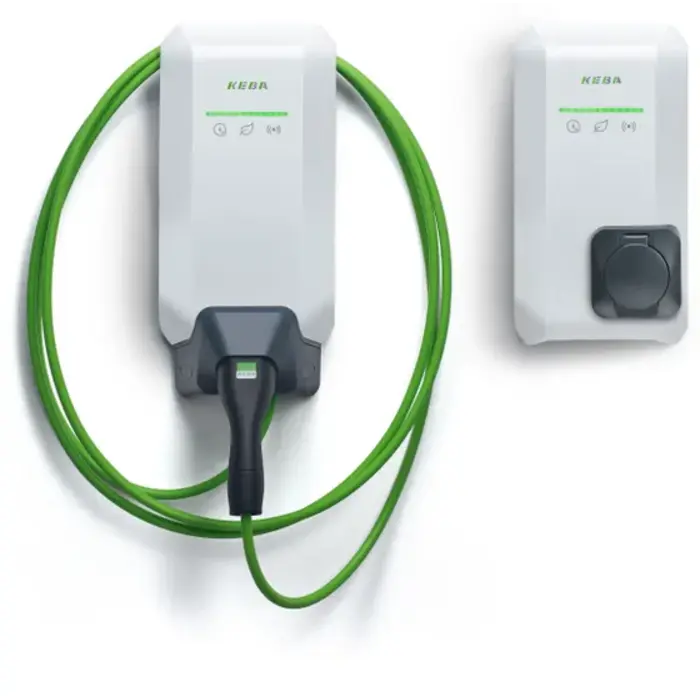 KEBA KEBA P40 – Triphasé – 11 kW – Câble de recharge de 6 m – Type 2 – Borne de recharge – MID