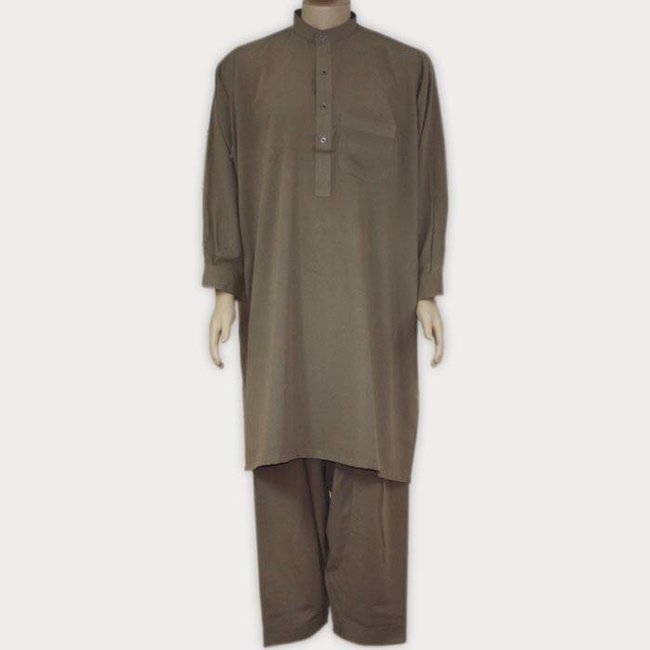 Salwar Kameez Herren - Braun