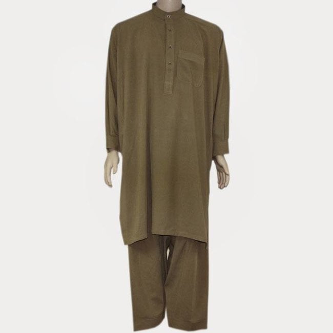 Salwar Kameez Men - Camel Brown