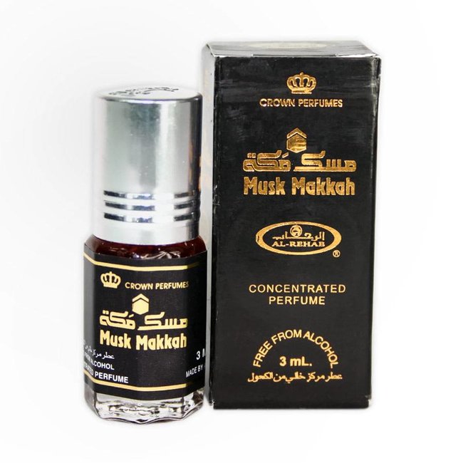 Perfume Oil Musk Makkah Al Rehab 6ml Perfume free from alcohol