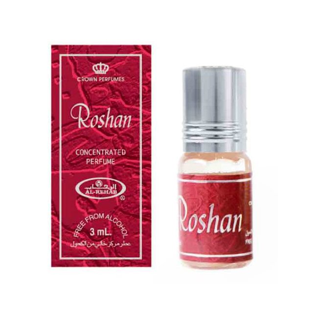 Concentrated Perfume Oil Roshan by Al Rehab 3ml - Perfume free from alcohol