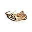 Indian beak shoes - Men Khussa in Gold Black