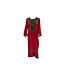 Arabian Caftan Dress in Burgundy