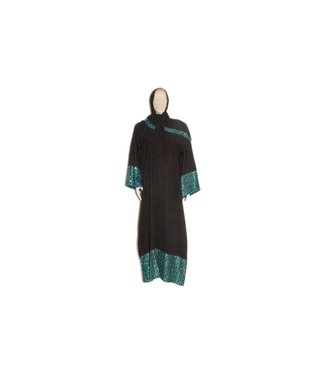 Noble Galabiya with embroidery - Turquoise