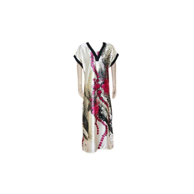 Djellaba Kaftan for Women in Pink - Short Sleeve