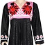 Arab Jilbab kaftan in black with colorful embroidery