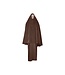 Abaya Mantel mit Khimar - Warmes Set in Braun
