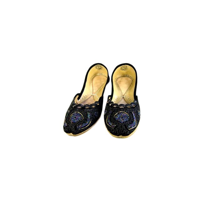 Oriental sequined ballerina shoes made of leather - Shirin