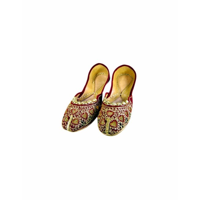 Oriental sequined ballerina shoes made of leather - Soona