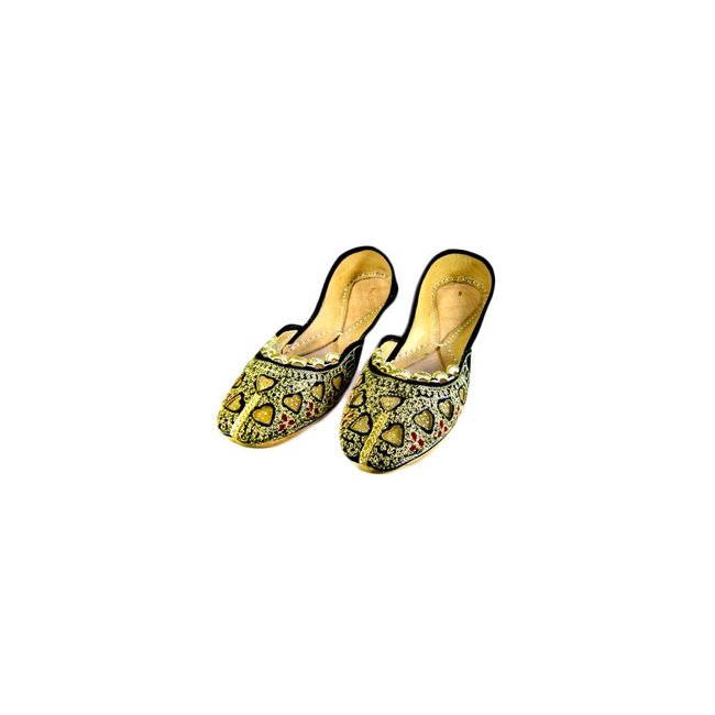 Orientalische, indische Ballerinas Schuhe aus Leder - Rani