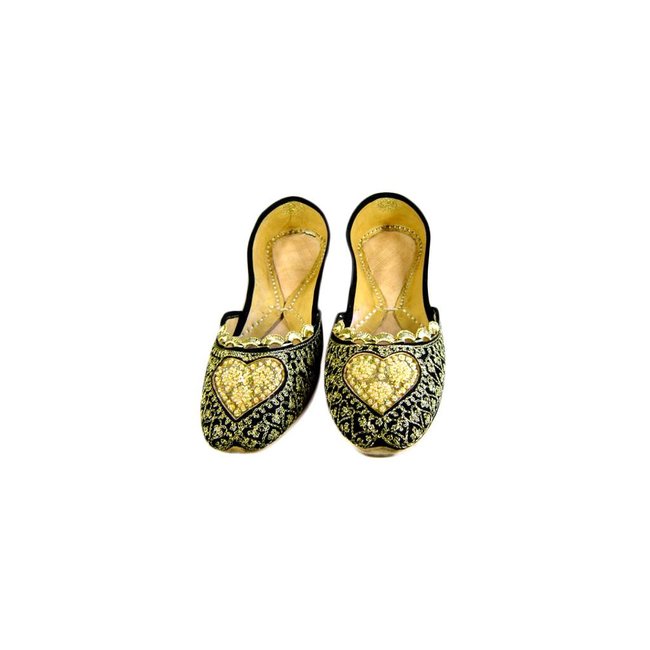 Oriental ballerina shoes made of leather - Malika