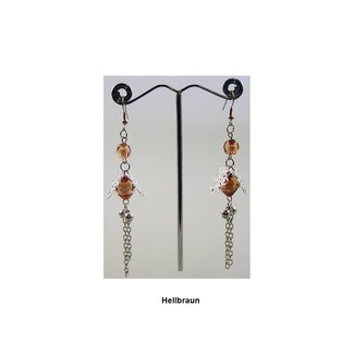 Chandelier earrings pearl flower - Various colors