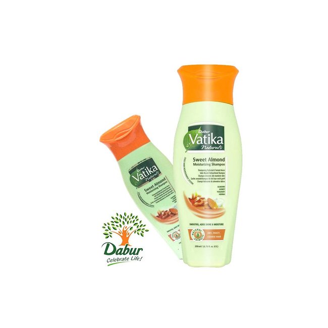 Dabur Naturals Shampoo - Sweet Almond für mehr Feuchtigkeit und Glanz (400ml)