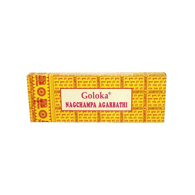 Incense sticks Satya Saibaba Nag Champa Goloka with Nag Champa scent (20g)