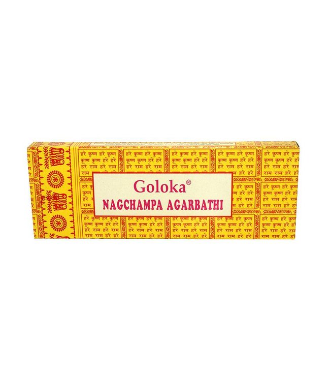 Goloka Incense sticks Satya Saibaba Nag Champa Goloka with Nag Champa scent (20g)