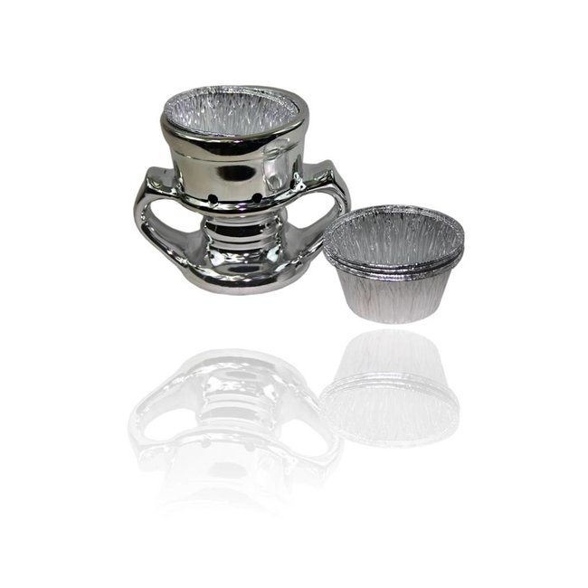 Mubkara - Silver censer for Bakhour incense burning