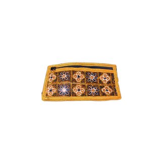 Embroidered Belt Bag - Brown