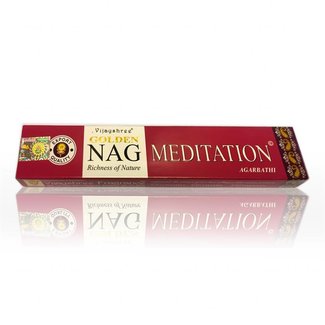 Incense sticks Vijayshree Golden Nag Meditation (15g)