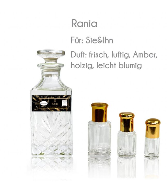 Perfume oil Rania Perfume free from alcohol