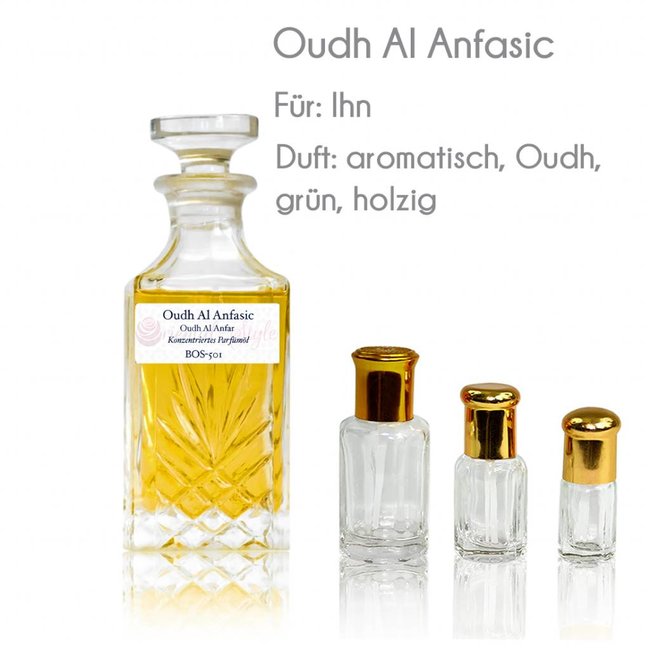 Perfume oil Oudh Al Anfasic - Perfume free from alcohol