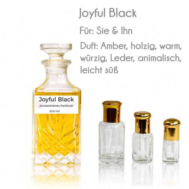 Perfume oil Joyful Black - Perfume free from alcohol