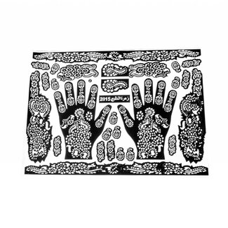 Self-adhesive henna stencils - Maxiset (38cm x 27cm)