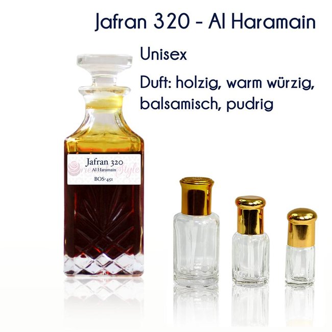Perfume oil Jafran 320 - Perfume free from alcohol