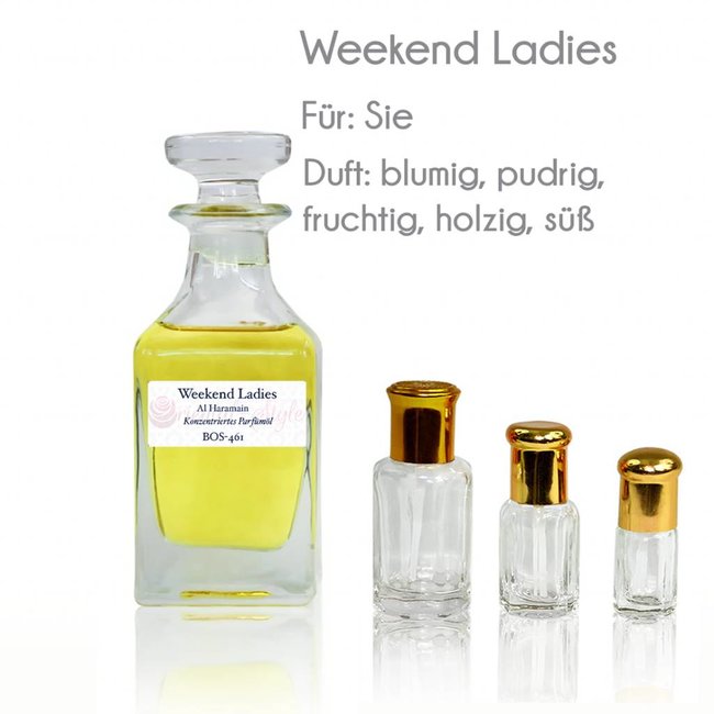 Parfümöl Weekend Ladies von Al Haramain - Parfüm ohne Alkohol