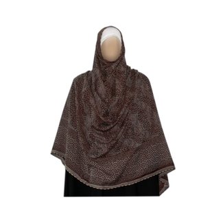 Gray brown Shayla hijab scarf