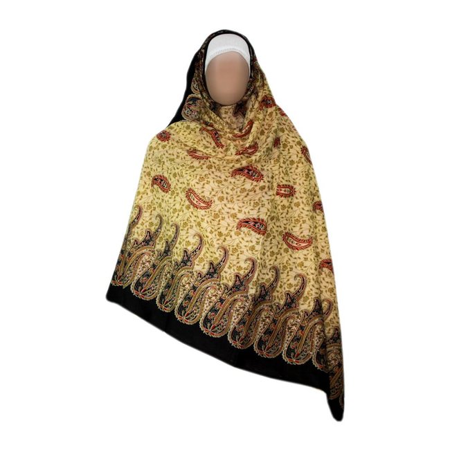 Shayla hijab scarf with paisley pattern