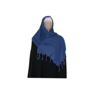 Kleiner Shayla Schal Hijab Blau