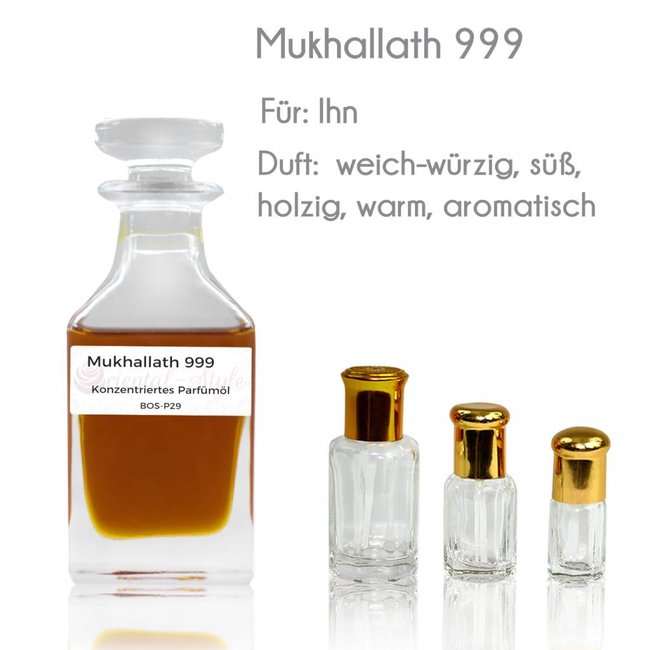 Parfümöl Mukhallath 999 von Ajmal - Parfüm ohne Alkohol