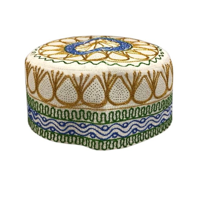 African cap with embroidery