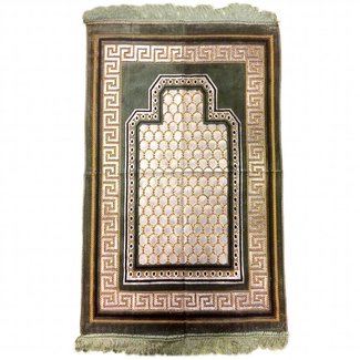 Prayer Mat Seccade in Olive Green