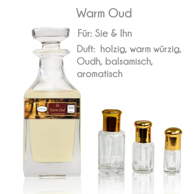Parfümöl Warm Oud - Parfüm ohne Alkohol