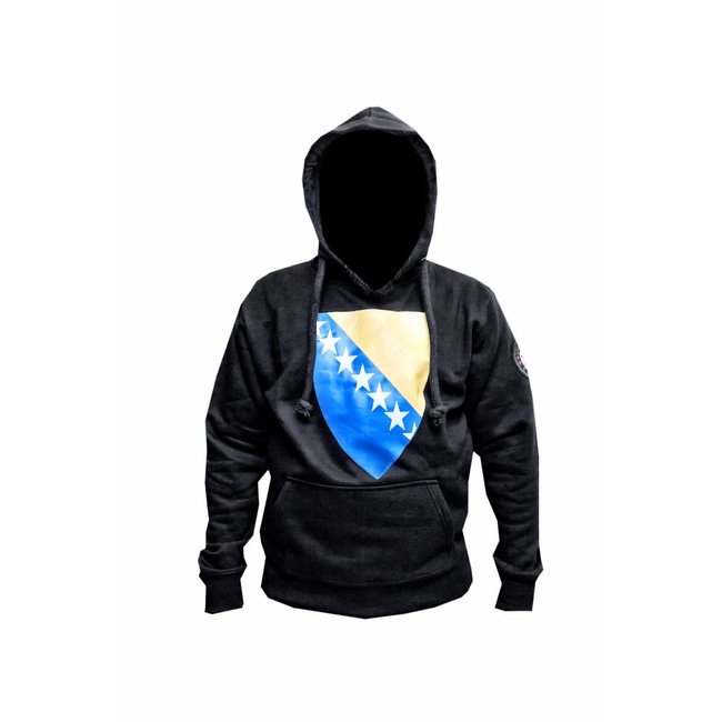 Sweatshirt Hooded Hoodie Bosnia Flag