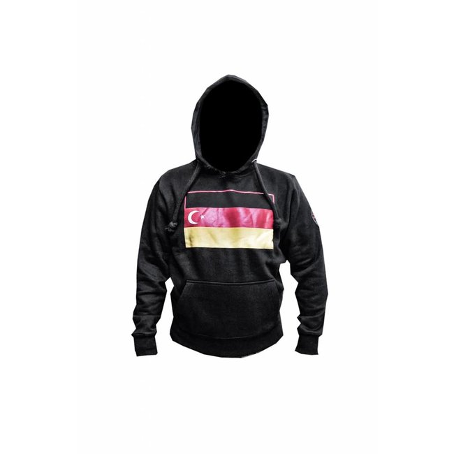 Kapuzen Sweatshirt Hoodie Deutschtürkische Flagge