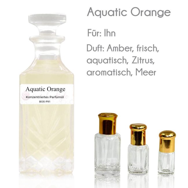 Concentrated perfume oil Aquatic Orange Perfume Free From alcohol