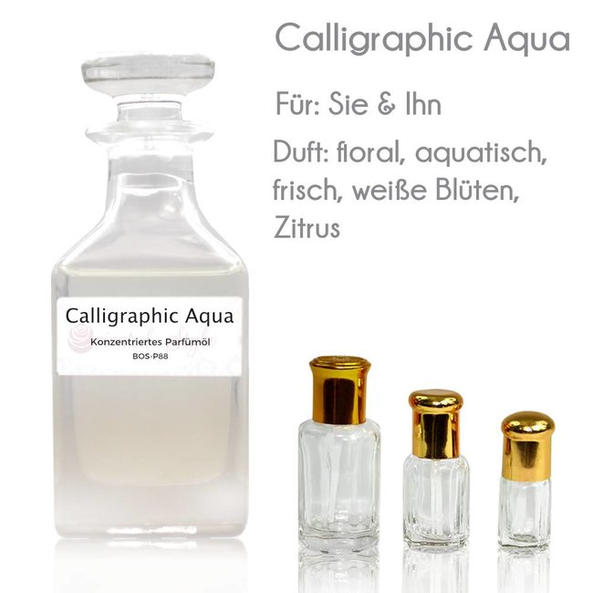 Calligraphic Aqua Parfümöl - Parfüm ohne Alkohol