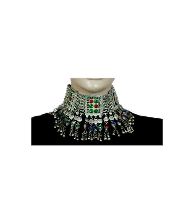 Tribal choker necklace